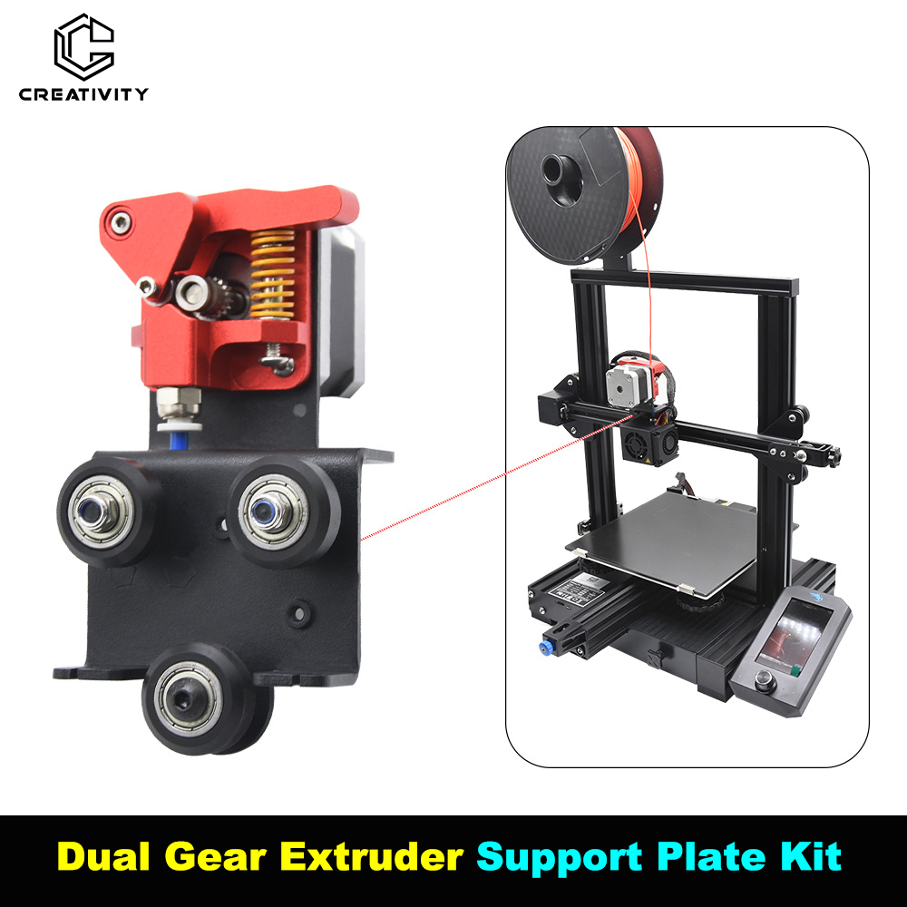 3D Printer Stand - Yükseltme doğrudan sürücü çift dişli ekstruder