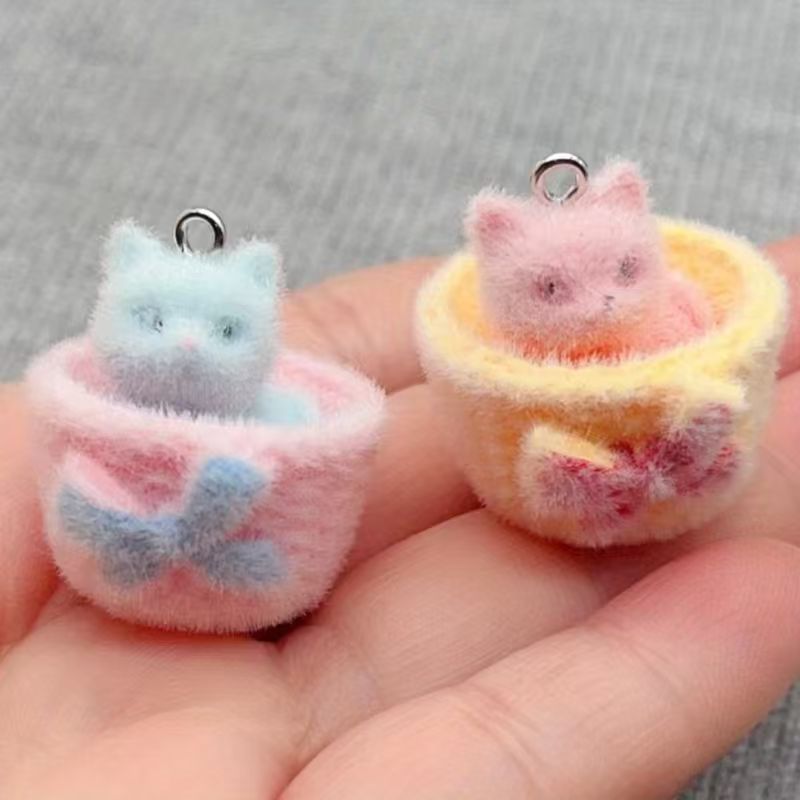 4 adet 3D peluş reçine kedi ko - Resin incelemesi ve fiyatı