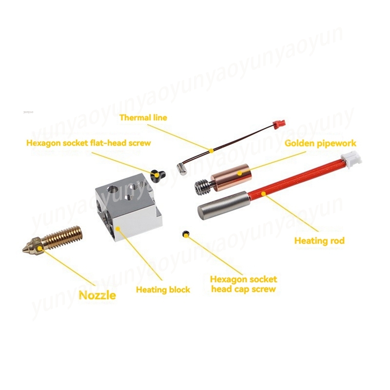 Hotend Kit Metal Yüksek Akışlı - Printer Nozzle incelemesi ve fiyatı