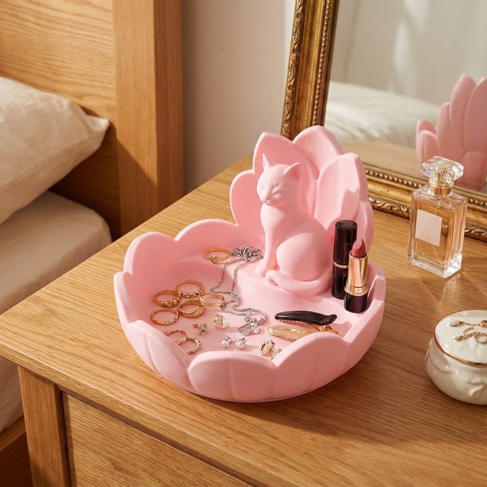 Sevimli Lotus Kedi Takı Saklam - 3D Printer Stand incelemesi ve fiyatı
