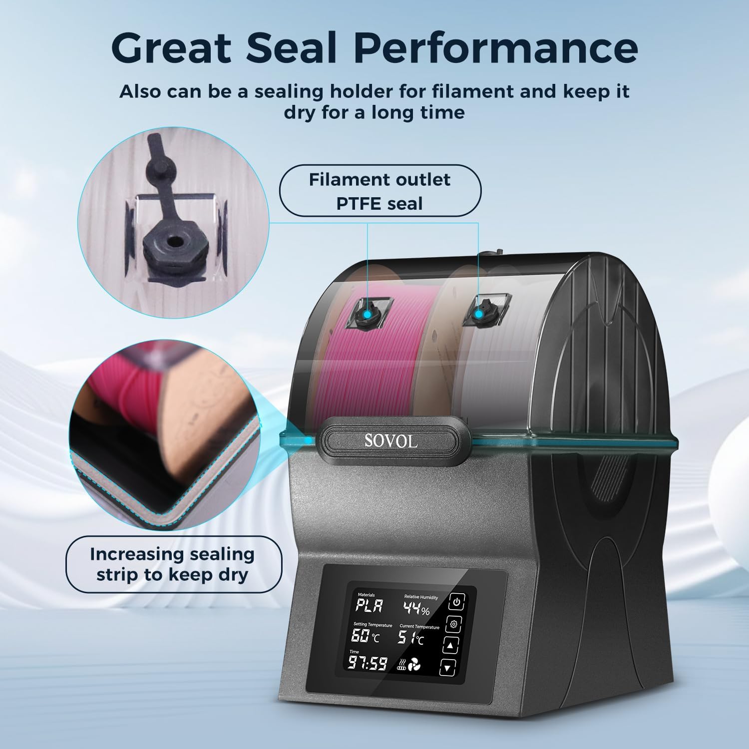 Sovol Filament Kurutucu SH02 K - Enclosure 3D Printer incelemesi ve fiyatı